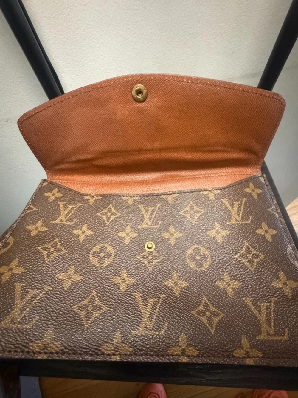 Louis Vuitton Monogram Pochette Double Rabat